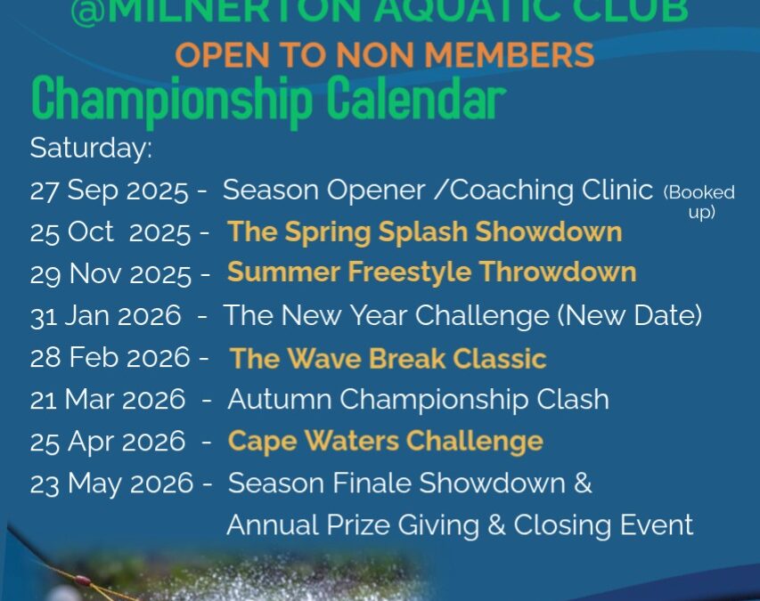 MAC WAKE CLUB CHAMPS 2025 – 2026