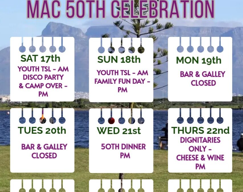 MAC 50 Year Celebrations