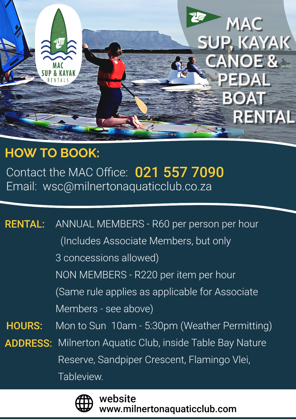 MAC SUP & KAYAK RENTALS