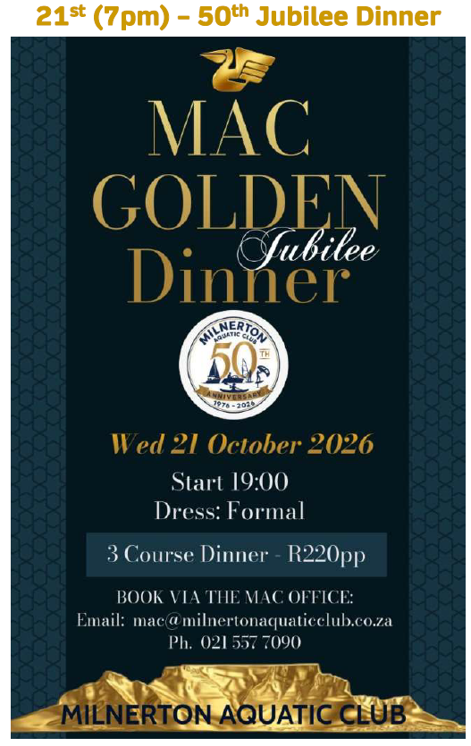 MAC 50 Year – Dinner