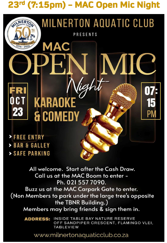 MAC 50 Year – Open Mic