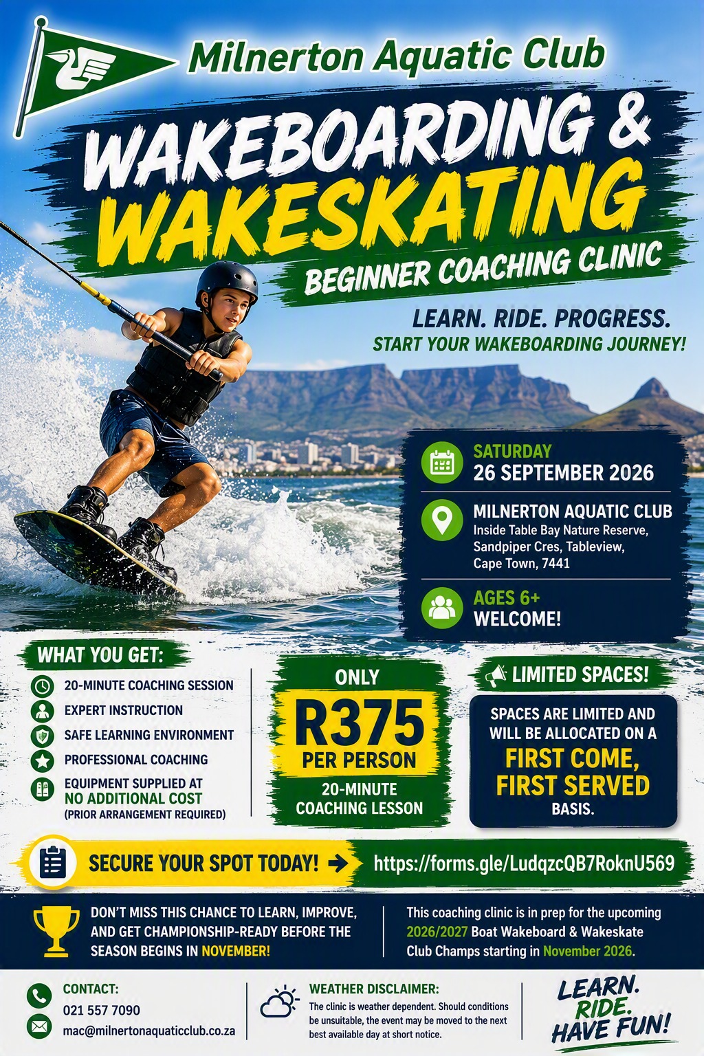 MAC WAKE CLUB COURSE
